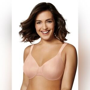 Brand New with Tag Pink Stripe Playtex Secrets Full-Coverage Underwire Bra 4747